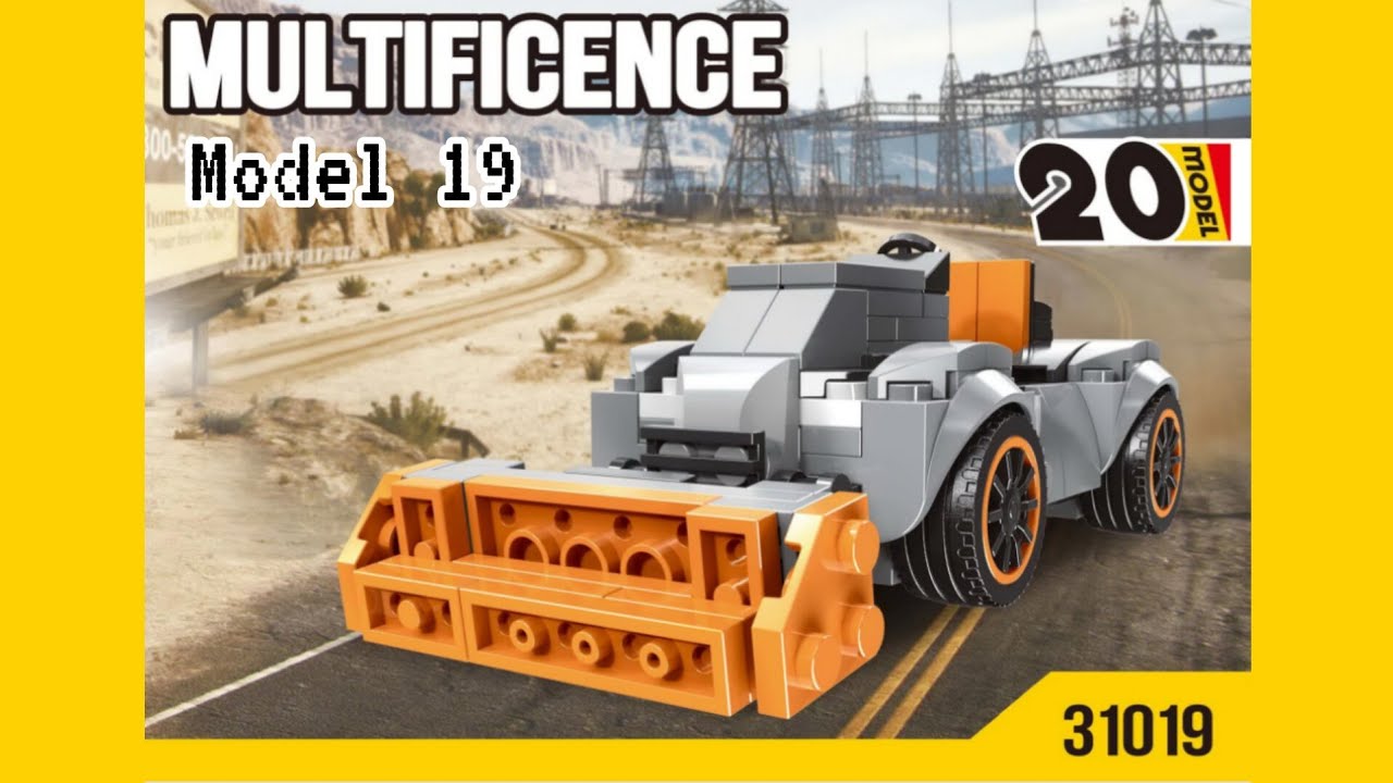Decool Bricks Multificence 20 Model 31019 Wilderness Pursuit 233 Pcs - Model 19