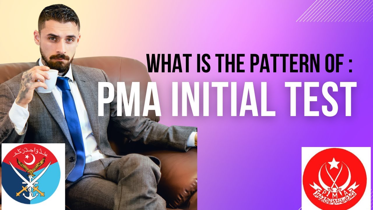 PMA initial test pattern