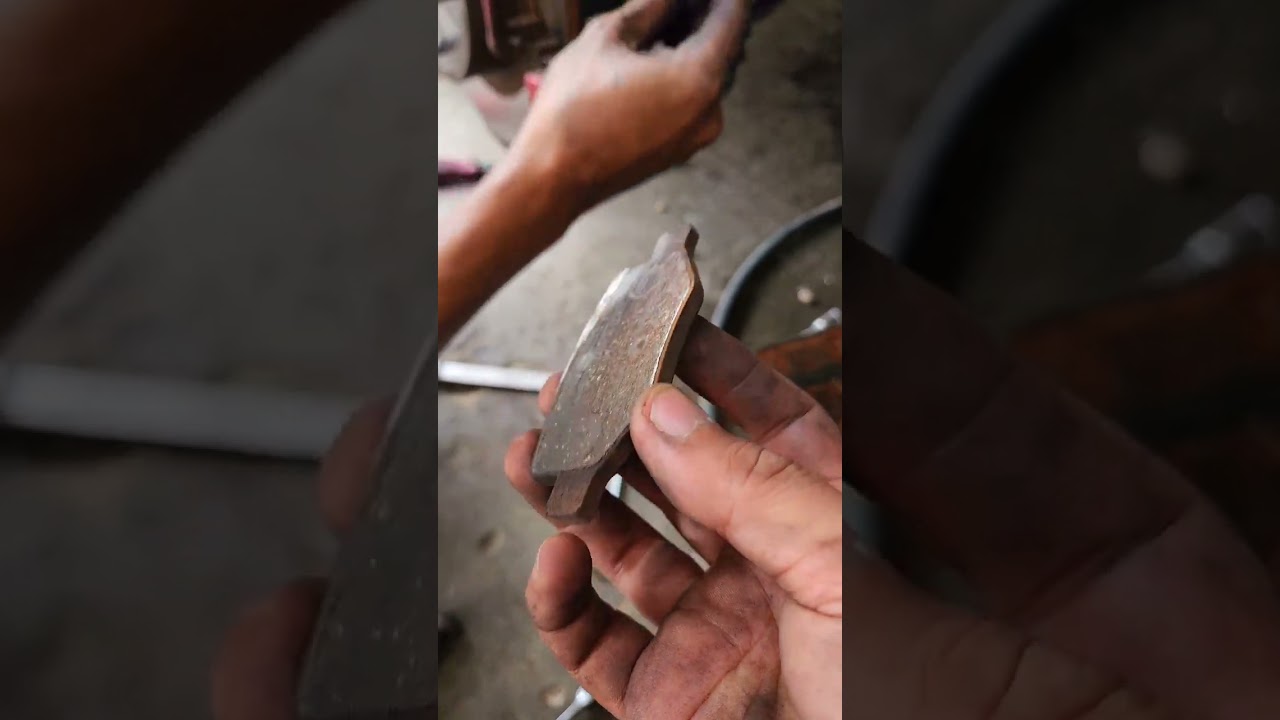cara nak tukar brake pad belakang x50.