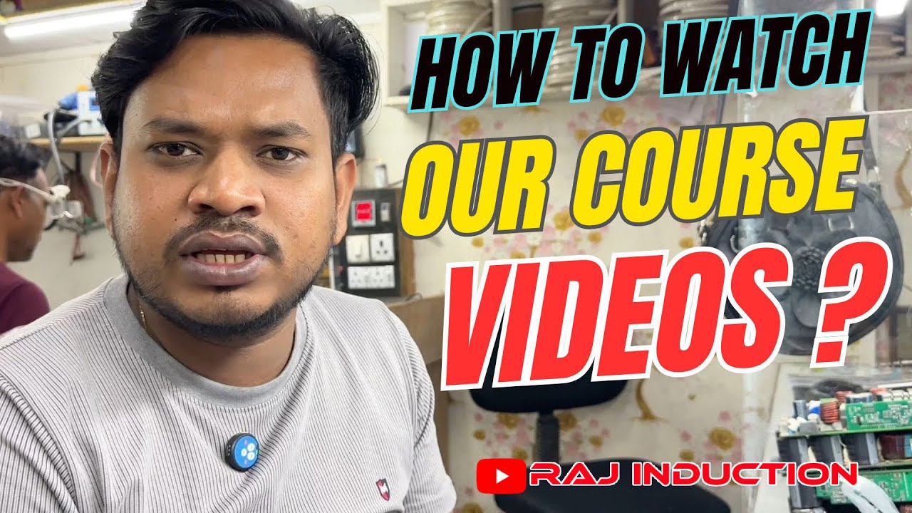 How to Watch Our Induction Course Videos in Our App | Raj Induction