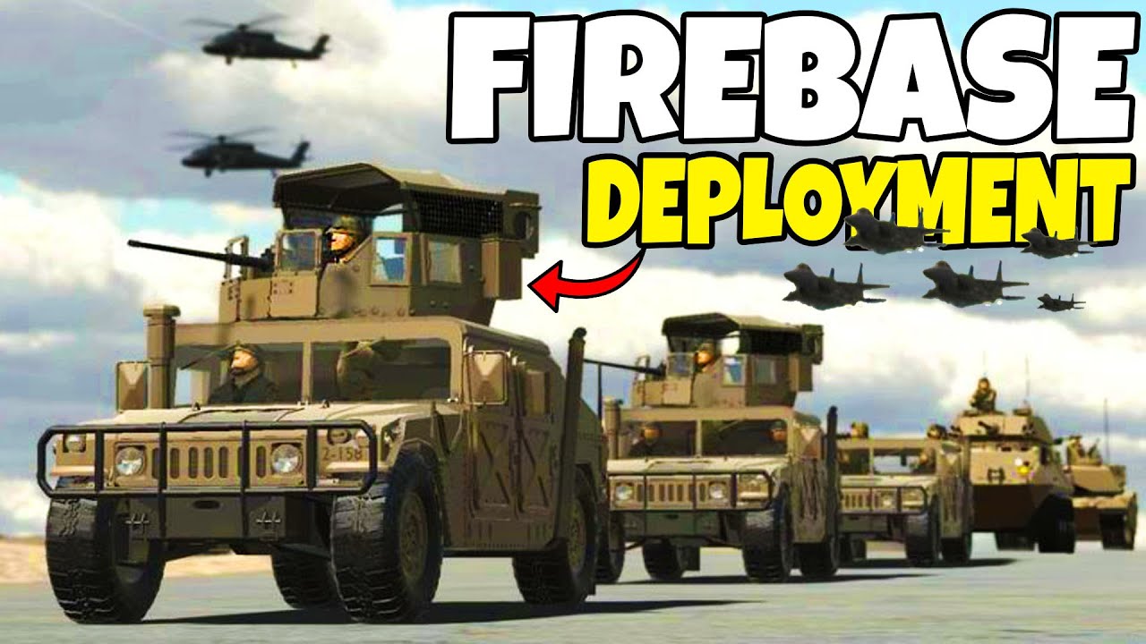 Deploying Troop Transports to FIREBASE Hill Defense! - Ravenfield: Battle Simulator