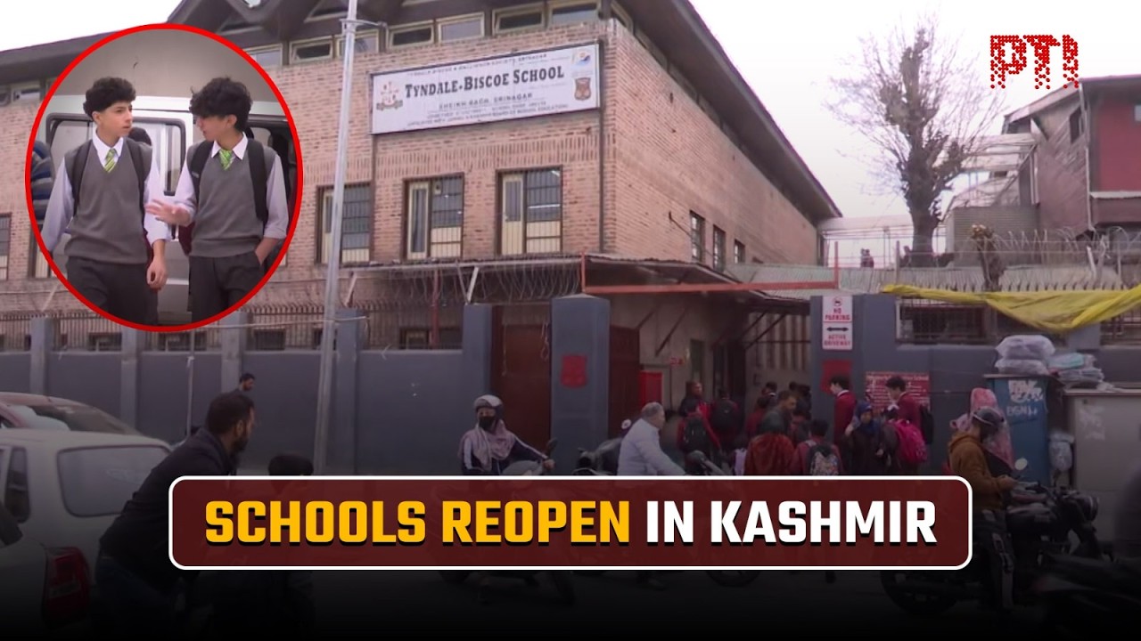Schools reopen in Kashmir after week-long closure amid protests over Khamenei’s death
