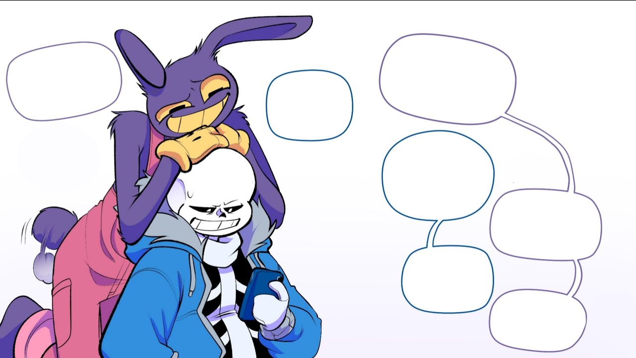 «Он видит тебя насквозь, Кролик...» | Дубляж комикса The Amazing Digital Circus x Undertale