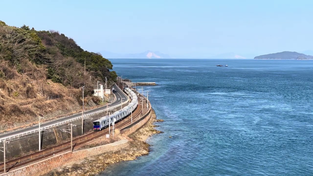 EF210-126牽引 東武90000系 91001F 日立製作所出場甲種輸送.大畠駅付近走行風景