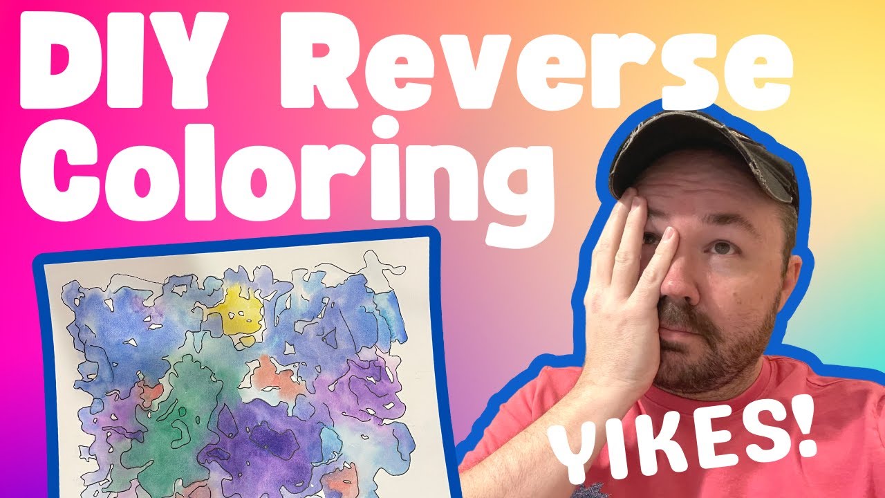 Can I DIY A Reverse Coloring Page?
