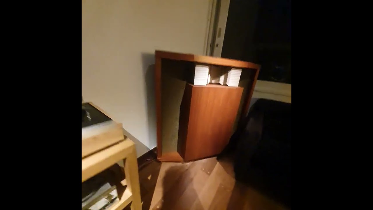 JBL HARTFIELD AÑO 1955 , STROMBERG CARLSON VALVULAR 1960 AMPLIFICADOR Y THORENS TD 125MK2