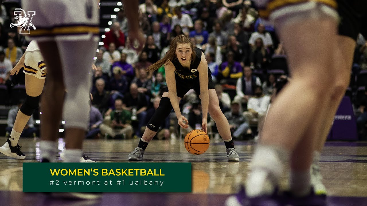 Women's Basketball: America East Championship - #2 Vermont at #1 UAlbany (3/14/25)