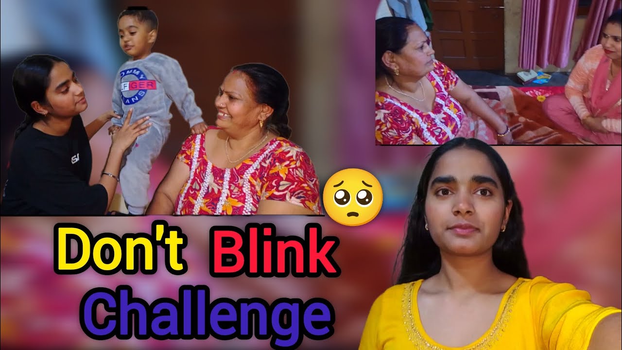Don't blink your eyes challenge 😱😂