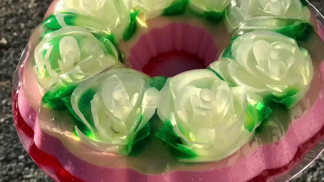 gelatina 3 D Rosas 🥀 encapsuladas para Negocio o para disfrutar con la familia #PastelesLaMoreliAna