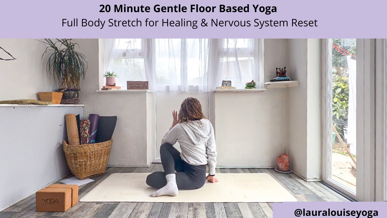 20 Minute Gentle Floor Yoga | Full Body Stretch for Healing & Nervous System Reset