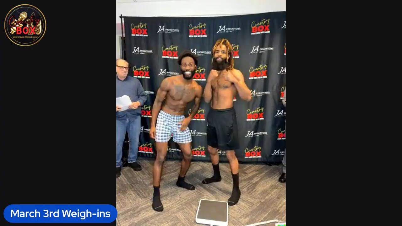 Country Box March 3rd Weigh-ins