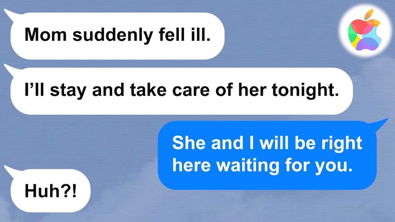 【Apple】My husband told me he is visiting his mom while I was out at lunch with her! What the hell!