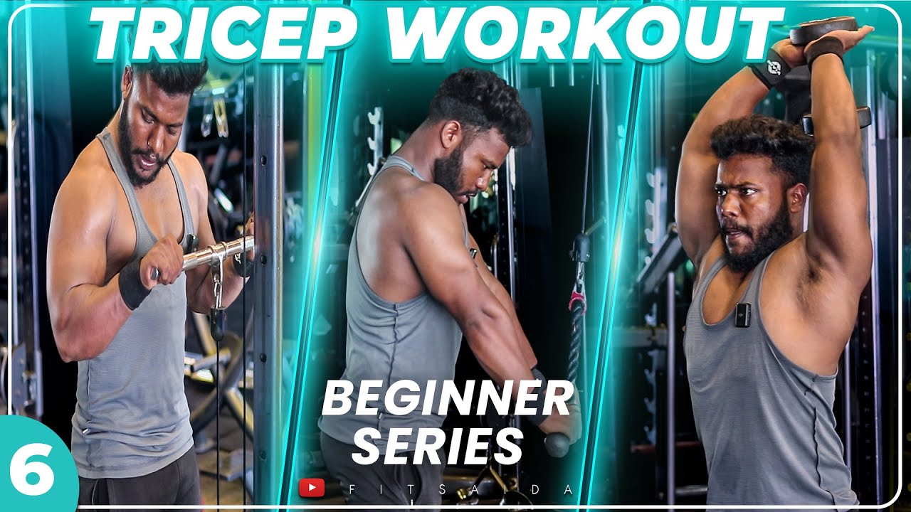 Tricep Workout for Beginners | Master the Basics for Impressive Arm Muscles by Fitsaida