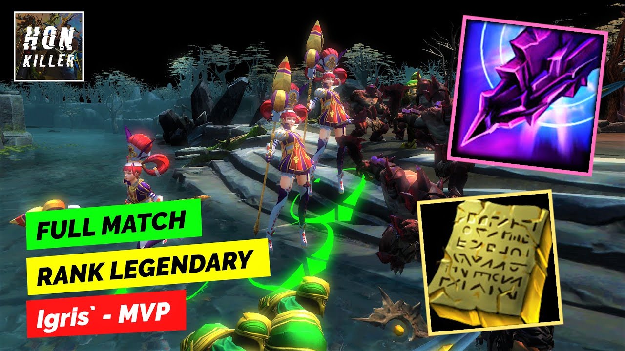 HoN Pyromancer SPELLSHARDS with TABLET OF COMMAND - MVP - FULL MATCH