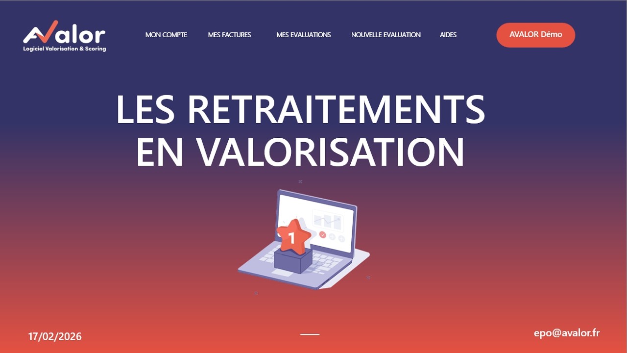 Webinaire AVALOR : Les retraitements
