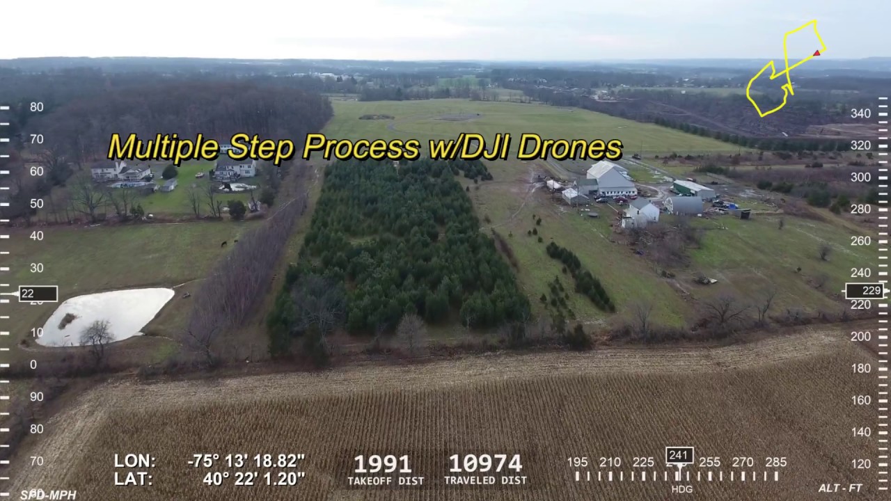 DJI Drone Video w/ Dashware Data Overlay