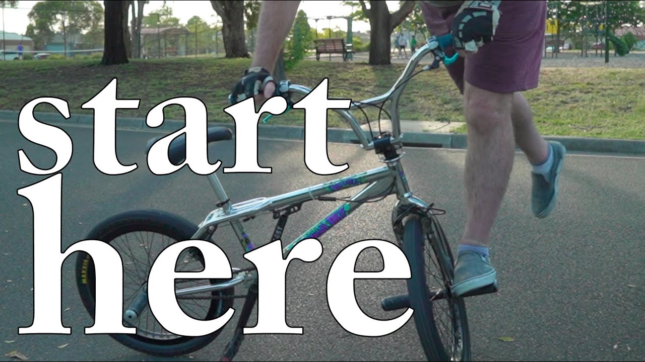 START HERE // The BEST 5 BMX Starter Tricks // BMX Flatland Freestyle