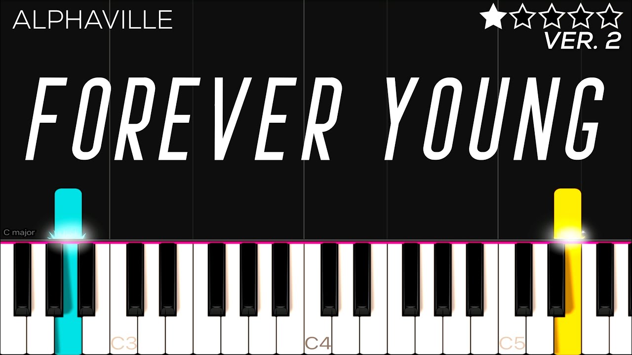 Alphaville - Forever Young | EASY Piano Tutorial
