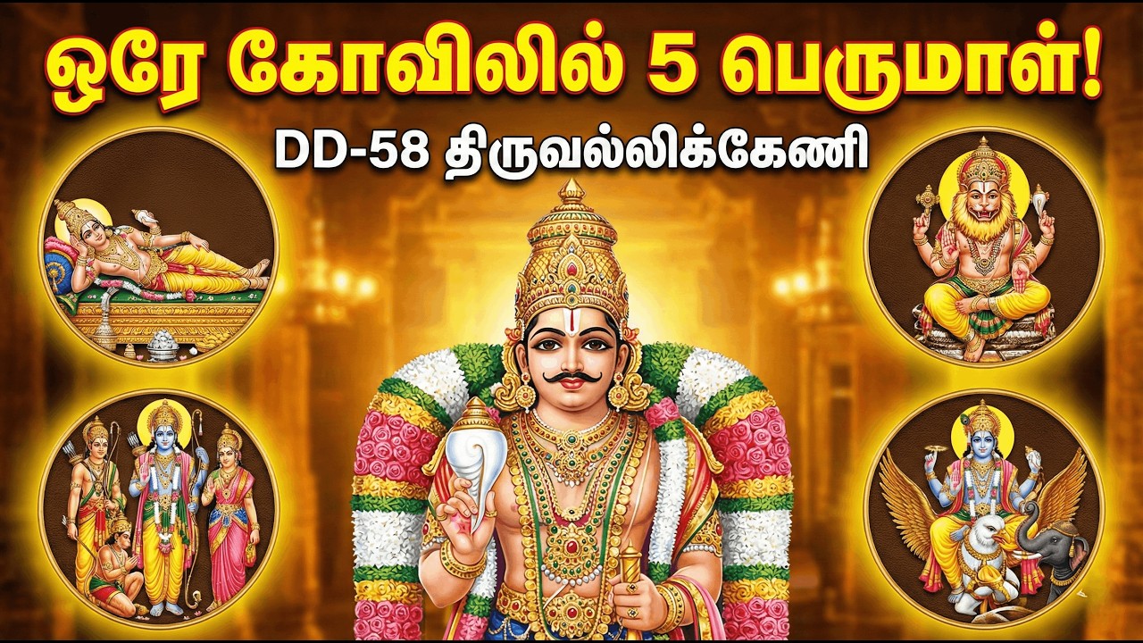 5 Forms of Vishnu in 1 Temple | The Only Perumal with Moustache கையில் சக்கரம் இல்லை முகத்தில் மீசை