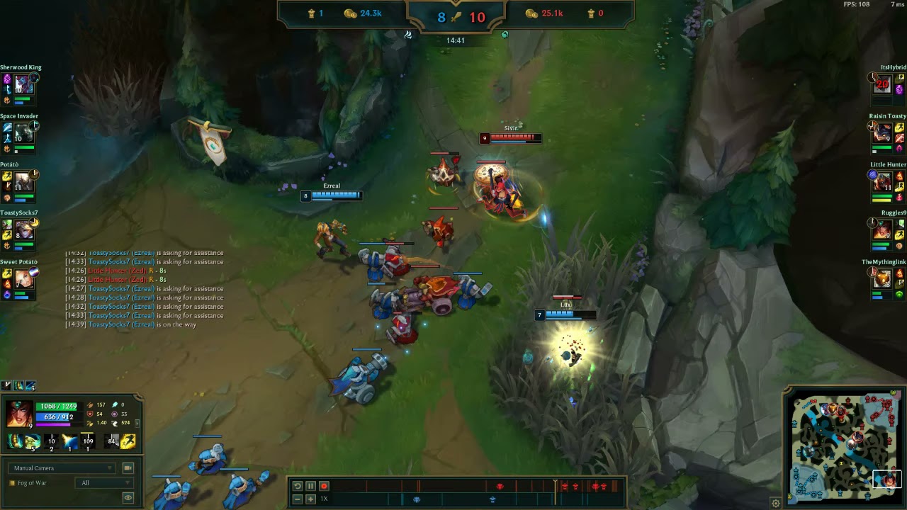 sivir vs skillshot champs