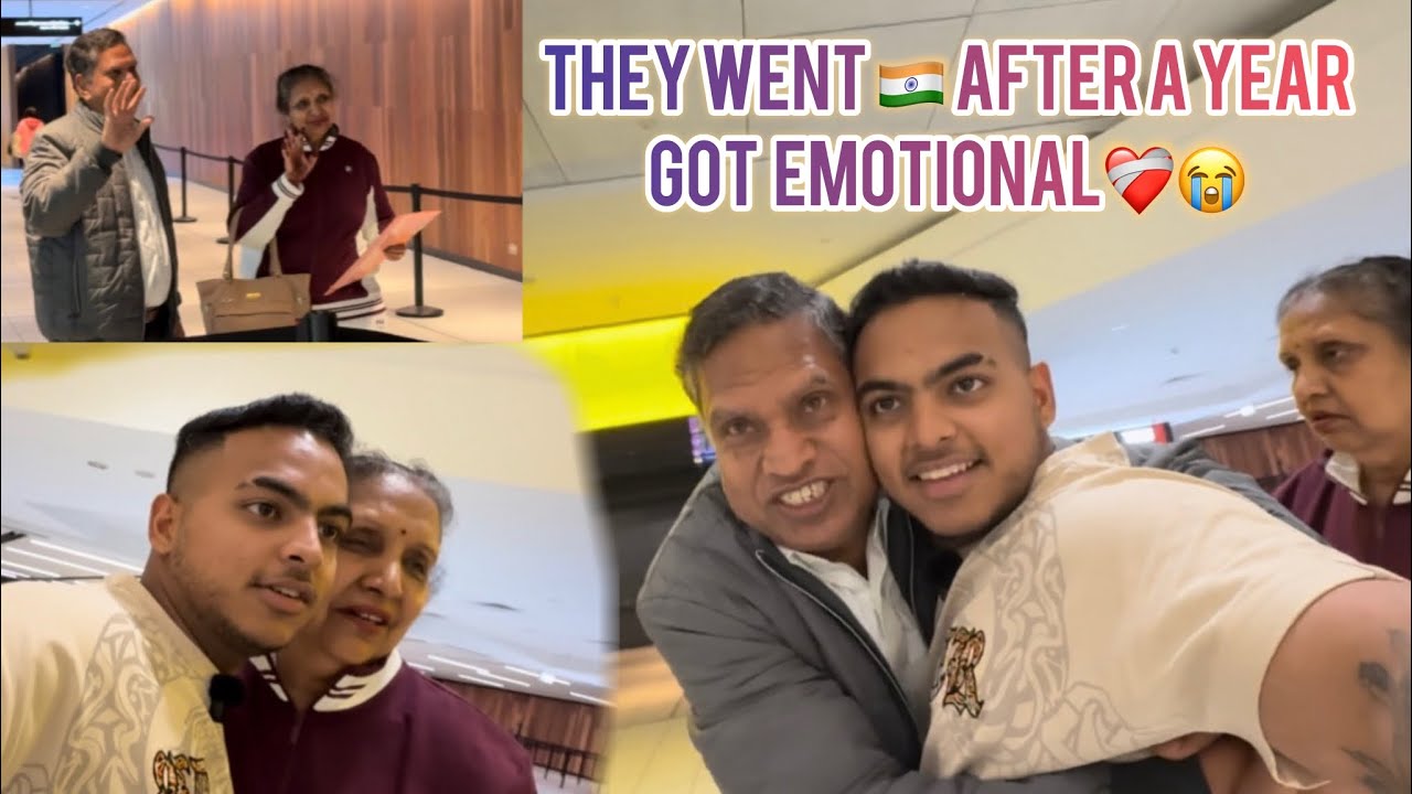 They Went To India after a Year🇦🇺🇮🇳| Got Emotional😭
