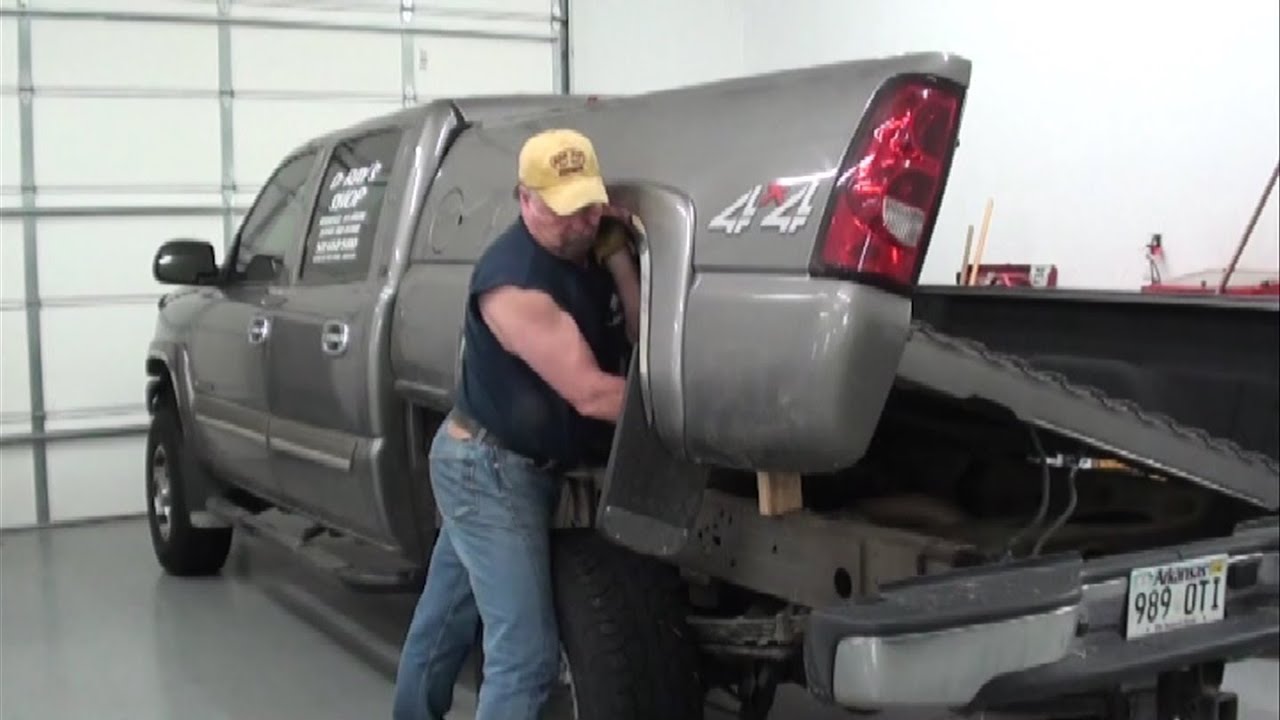 Pt.1 2007 Chevy Pickup Fuel Pump Replacement At D-Ray's Shop