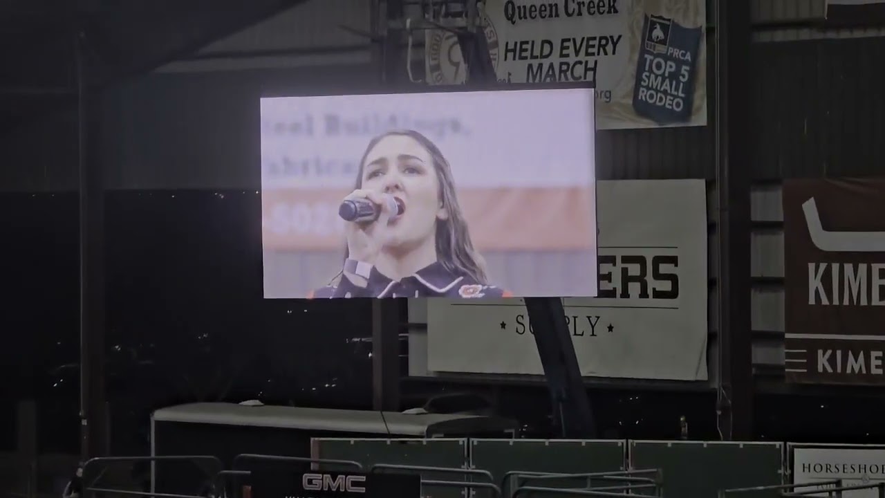 National Anthem - Paige Boulter Queen Creek PBR November 2025