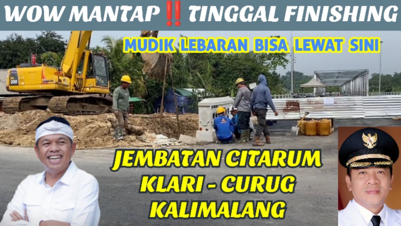 WOW MANTAP‼️SEGERA DIRESMIKAN JEMBATAN CITARUM KLARI CURUG LANGSUNG JALAN KALIMALANG KARAWANG BEKASI