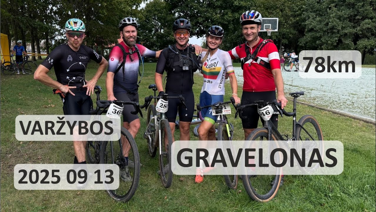 Gravelonas Degmeda, 78km gravel varžybos 2025 09 13