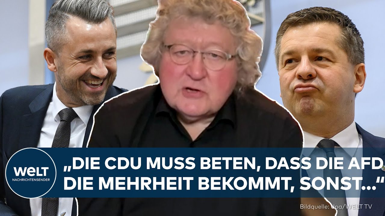 SACHSEN-ANHALT: AfD-Mehrheit? „Die CDU muss beten“ – Patzelt mit düsterer Prognose für Schulze!