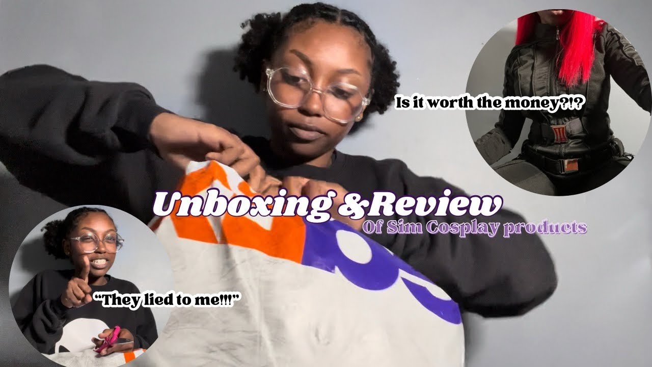 Unboxing and Review of Sim Cosplay products