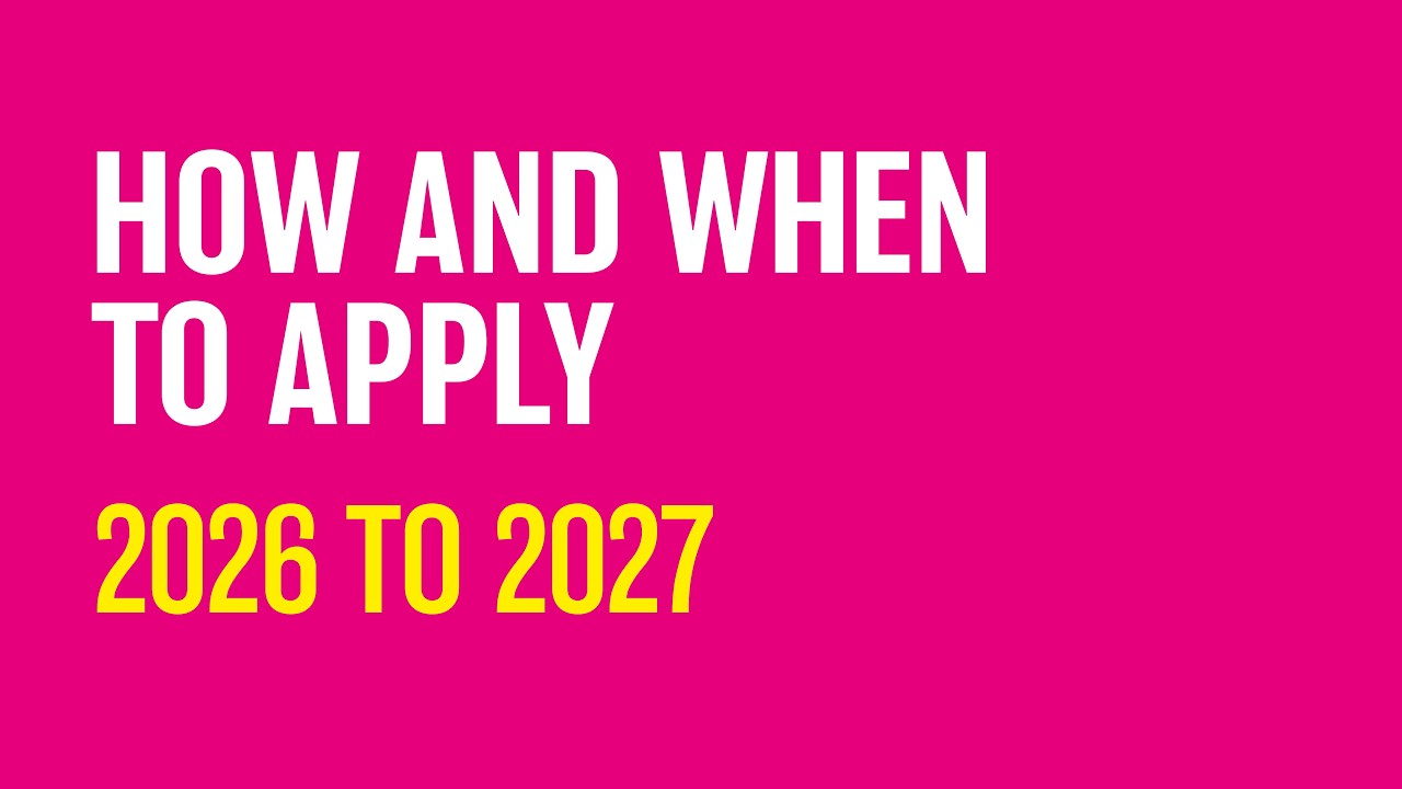 How and when to apply 2026 to 2027