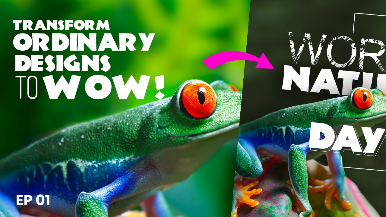 🎨Transform Ordinary Designs to Extraordinary: Graphic Design Masterclass EP: 001 🚀