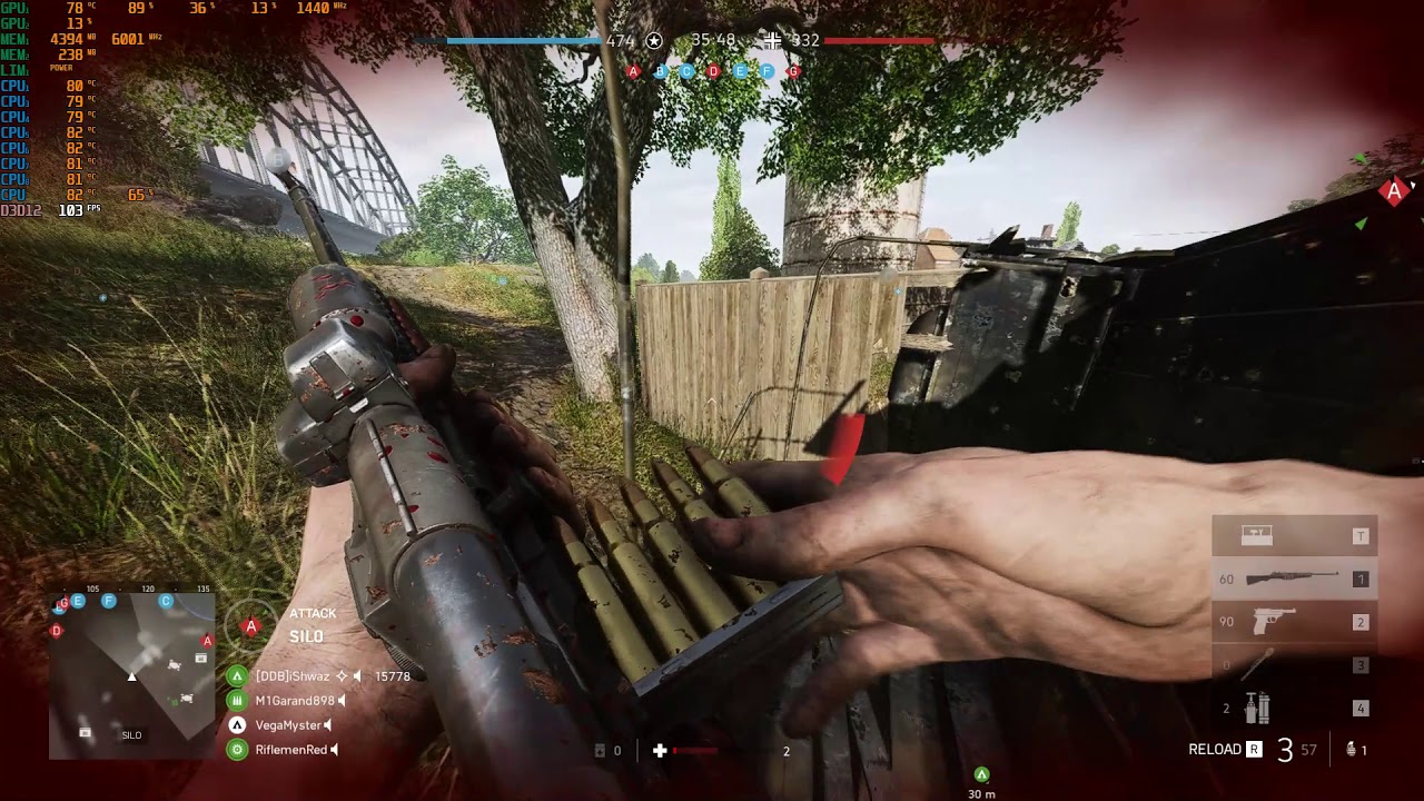 AORUS 17G RTX 3070 Battlefield V Ultra Settings (No RT)