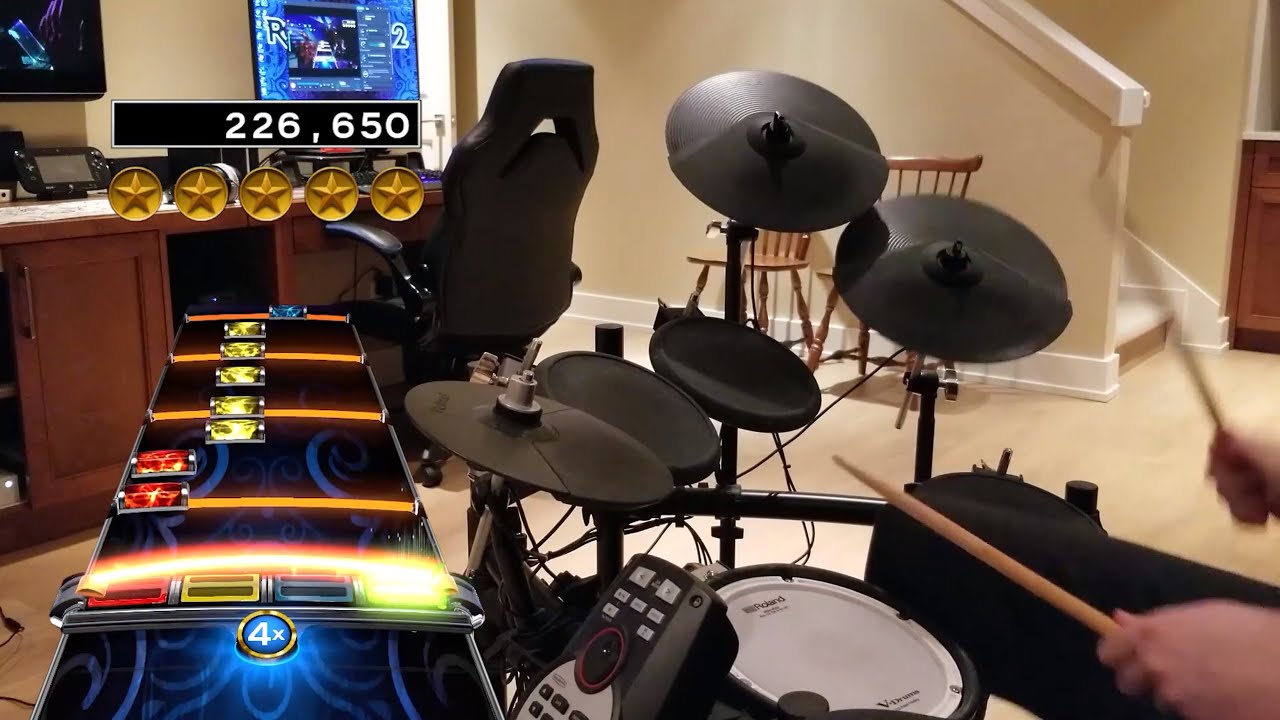 Fell on Black Days by Soundgarden | Rock Band 4 Pro Drums 100% FC