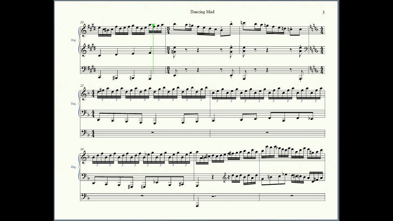 Dancing Mad Sheet (FULL)