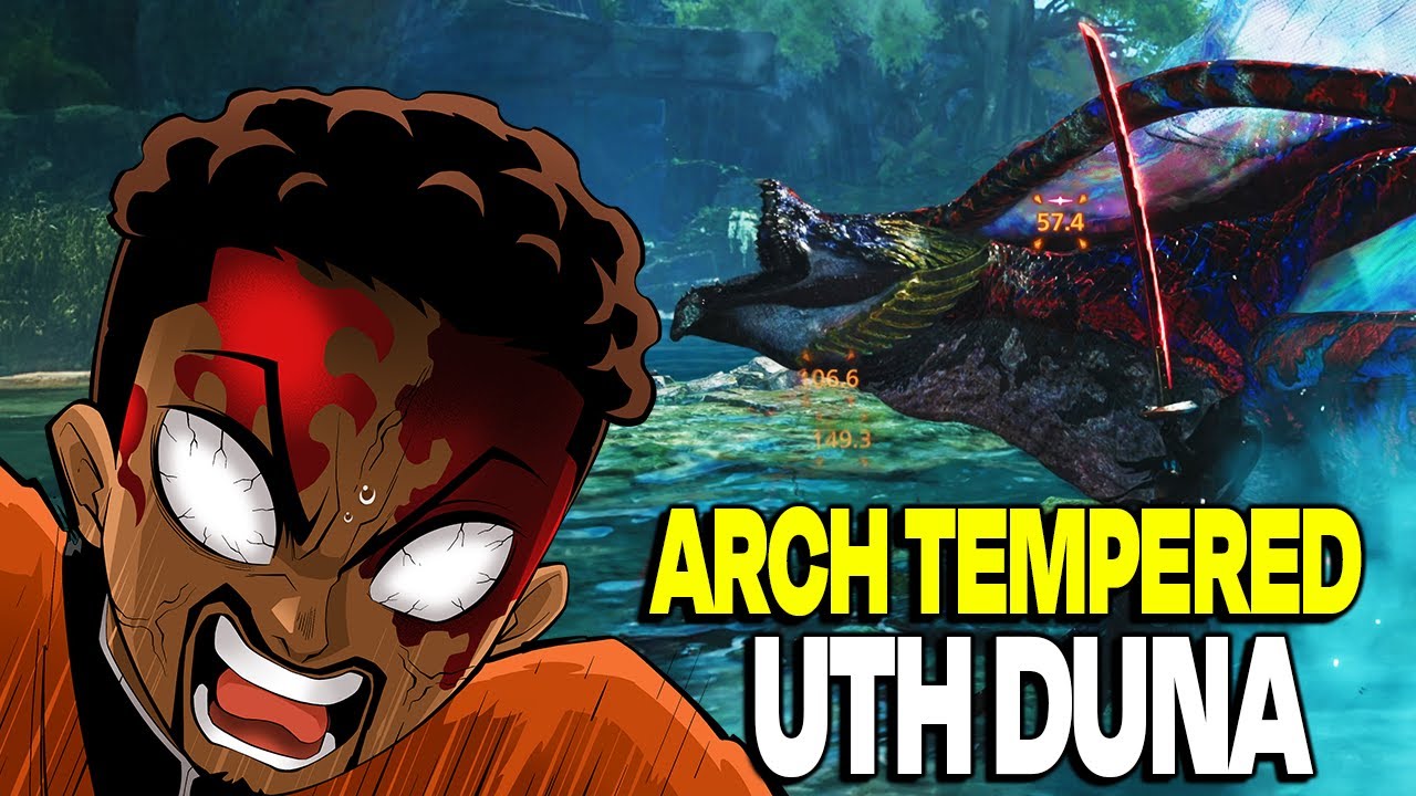 Pierwsza pr&oacute;ba Arch Tempered Uth Duna... (Nowa reakcja potwora) | Miecz długi Monster Hunter Wilds