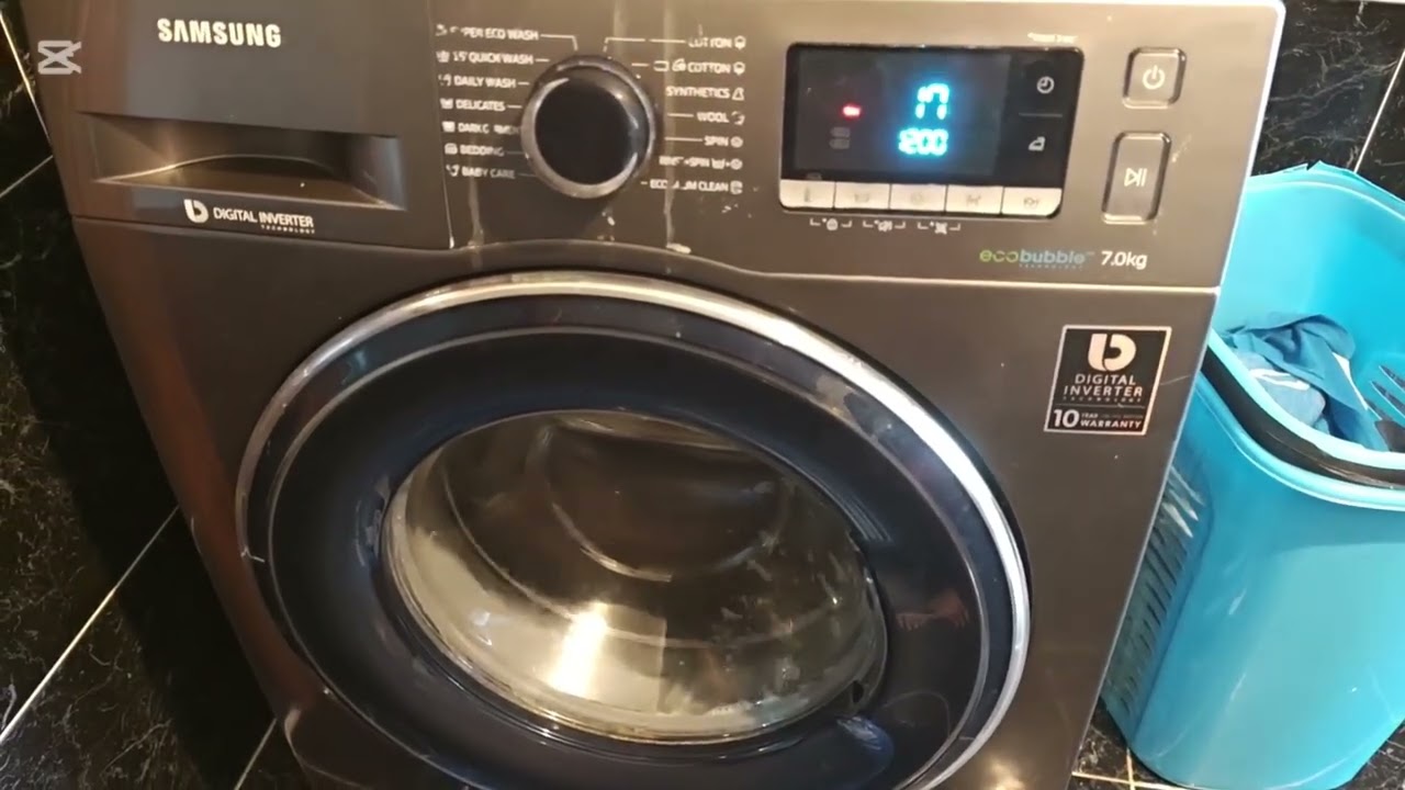 Our Samsung washing machine is going crazy!