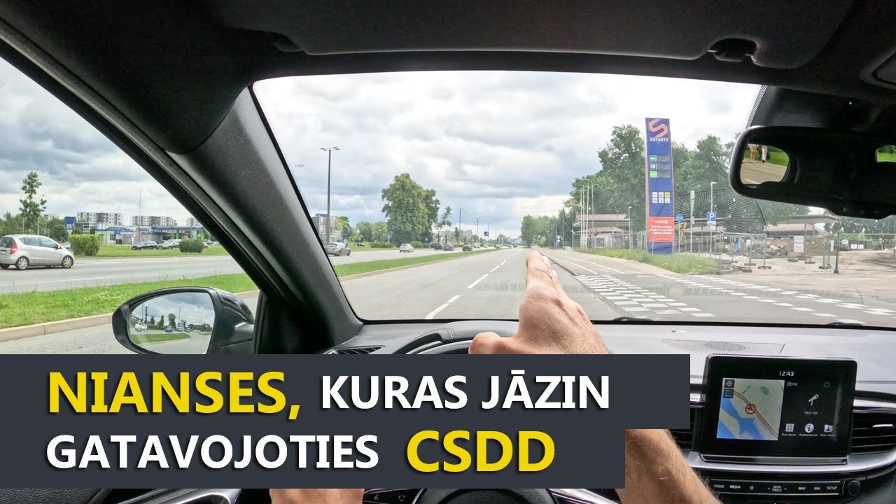 IZBRAUCAM KOPĀ CSDD EKSĀMENA VIETAS | SVARĪGI PADOMI