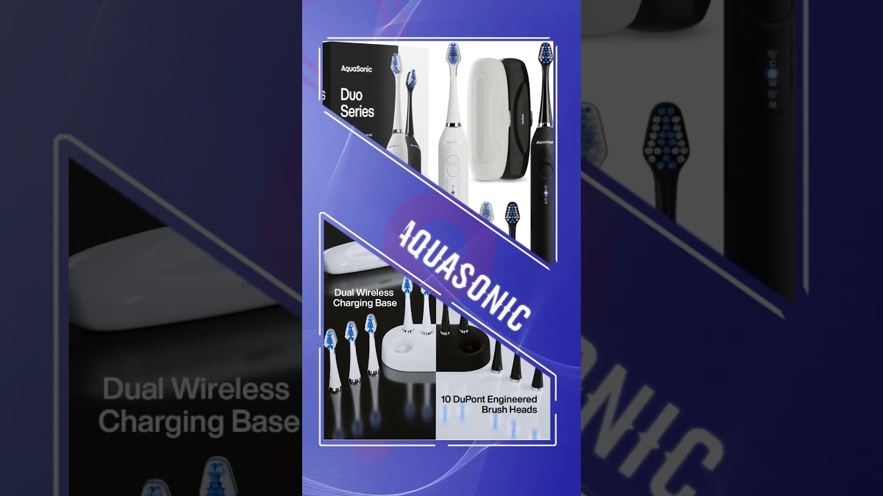 "Aquasonic Duo Review: 40,000 VPM Ultra | Whitening Electric Toothbrushes