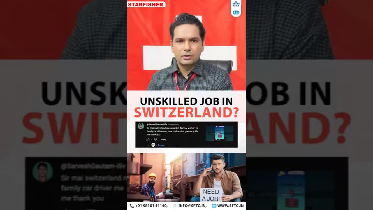 Unskilled Jobs in SWITZERLAND
