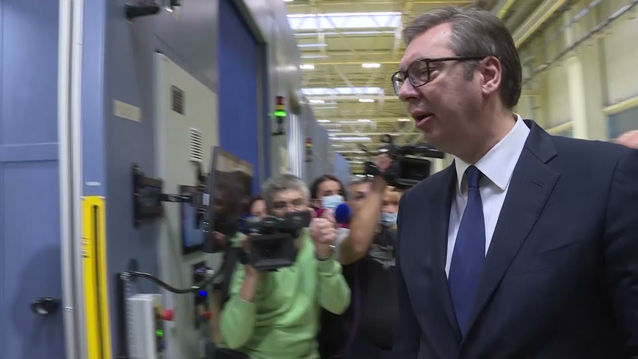 Subotica, predsednik Srbije Aleksandar Vucic na svecanom otvaranju fabrike BAS Boysen Abgassysteme