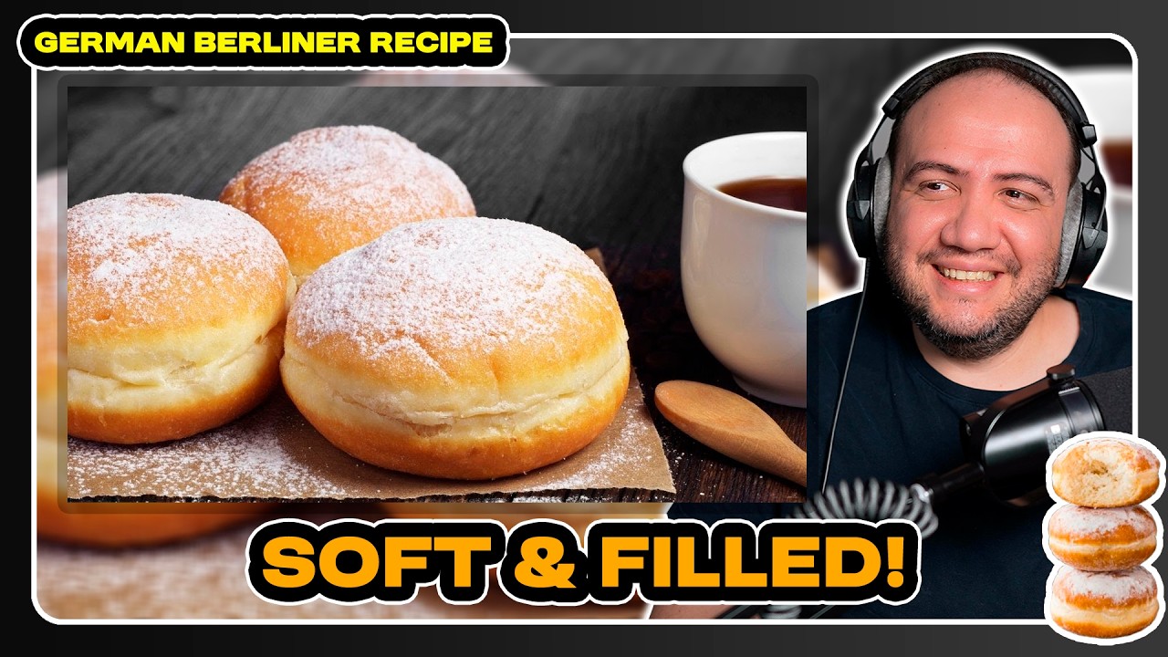 Have You Ever Tried a Real German Berliner? 🇩🇪 German Pastry
