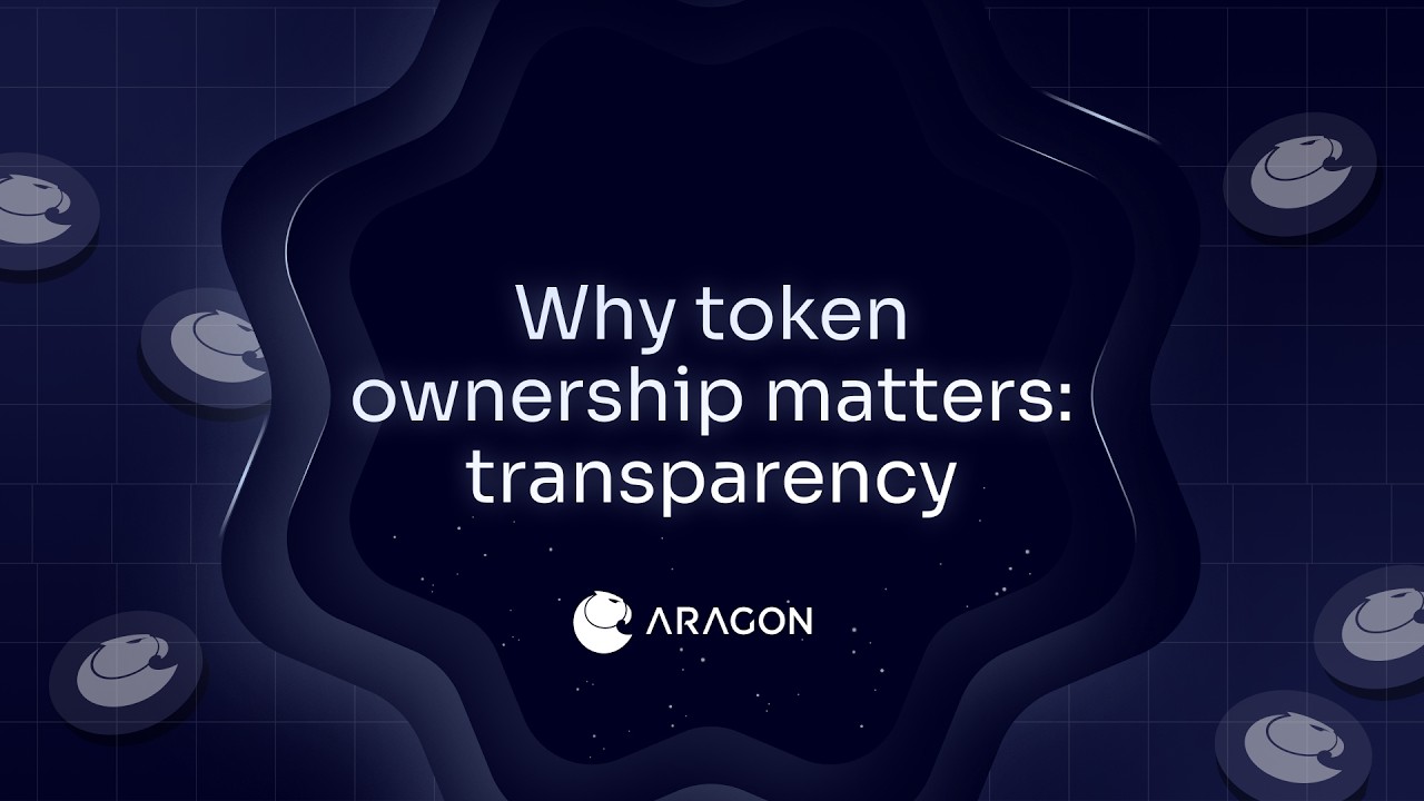 Why did Aragon create the Ownership Token Framework and Dashboard?
