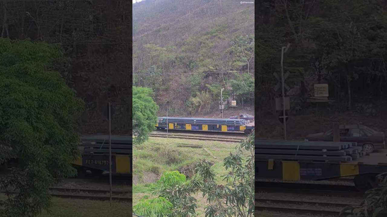 Wabtec AC44i #7386-8 e GE AC44i #7307-8 trem de carga geral prefixo KPC 4113