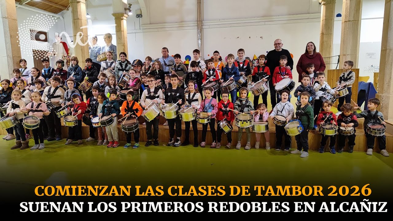 Comienza la ESCUELA del TAMBOR | Alcañiz 2026