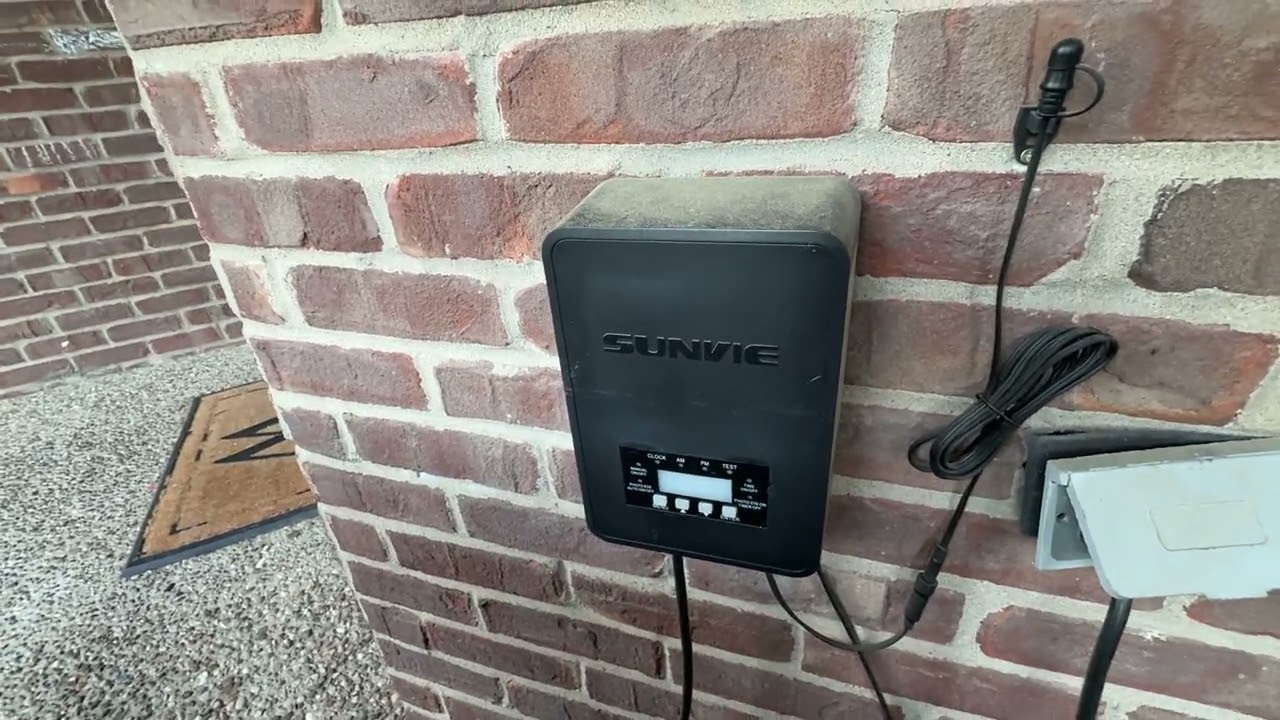 SUNVIE 300W Low Voltage Transformer with Timer and Photocell Sensor- how this transformed our home!