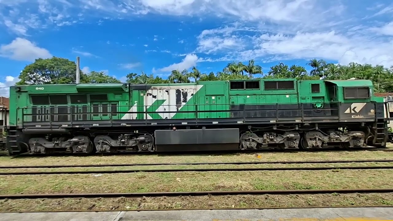 Locomotiva ES43BBI Klabin/Rumo Acionando E Arrancando Em Morretes.