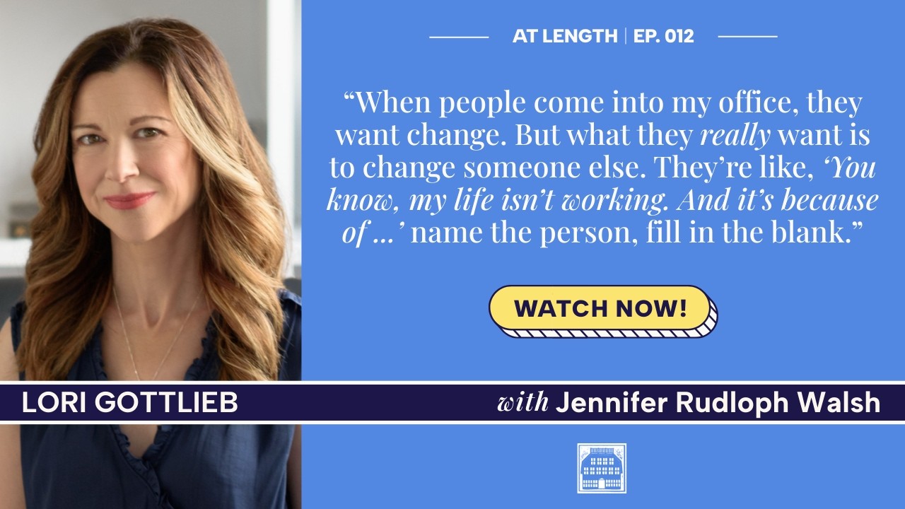 Author Lori Gottlieb Shares Her Boldly Revealing Portrait of What It Means To Be Human