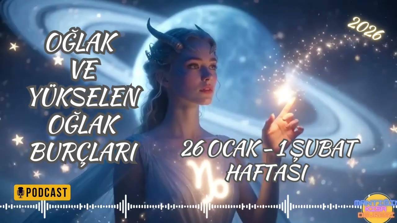 Oğlak ve Yükselen Oğlak Burçları | 26 Ocak – 1 Şubat Haftalık Burç Yorumları